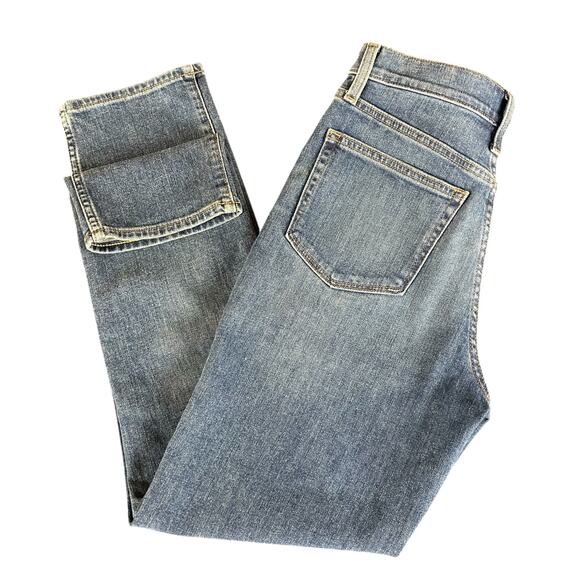 J.Crew Factory Jeans Women Sze 25 Blue High Rise Classic Casual Stone Wash Denim - Picture 5 of 11